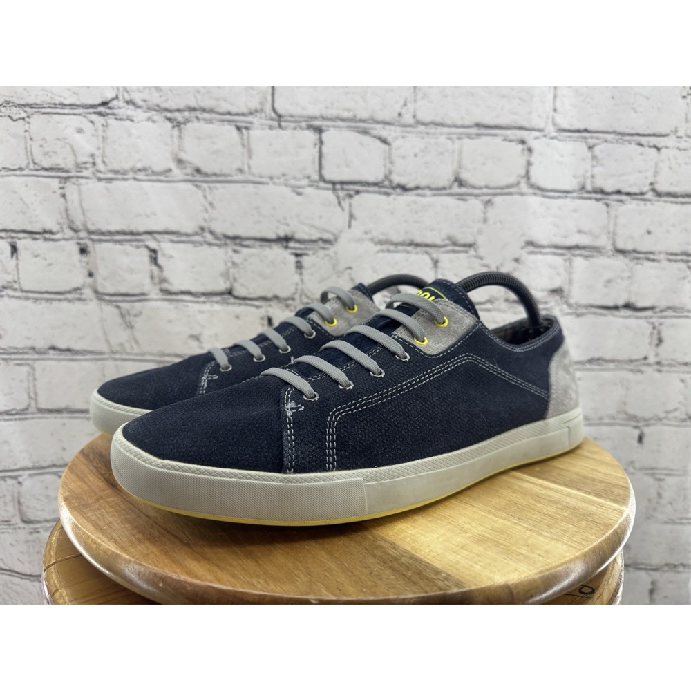 Ahnu Stockton Blue Leather Casual Comfort Low No Tie‎ Sneakers Men's Size 10